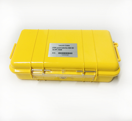1000m Single Mode G652D OTDR Launch Cable Box with SC/UPC Connector for Precise OTDR Testing