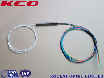 LSZH Cover 1x4 2x4 Fiber Optic Splitter PLC Splitter with 0.3m Cable Length