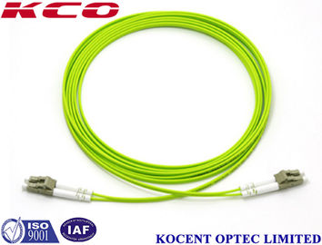 LC-LC Duplex Multimode OM5 Fiber Optic Patch Cord with 0.35dB Insertion Loss and 60dB Return Loss