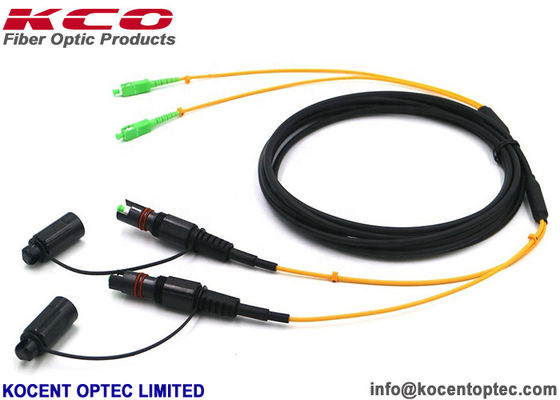 5G FTTH Outdoor 5.0mm 1core LSZH Fiber Optic Patch Cord for FTTA and Data Center Applications