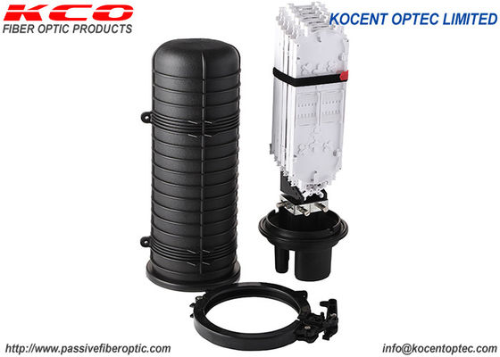 144 Cores IP67 Waterproof 5 Port Fiber Optic Splice Closure FOSC for FTTH Outdoor Networks