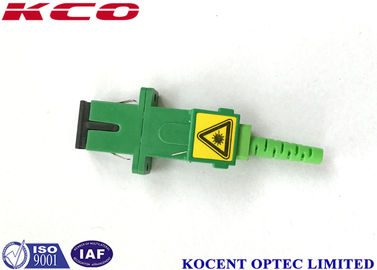 Konektor Serat Optik Topi Berdebu Otomatis Adaptor SC / APC, Adaptor Serat Optik 0.2dB