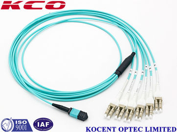 OM1 OM2 OM3 OM4 Multimode MPO ke LC Uniboot Fiber Optic Patch Cord