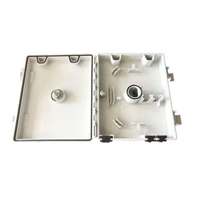 IP65 Outdoor Fiber Optic Splitter Box Dengan Adaptor Serat SC Untuk 2 Inti