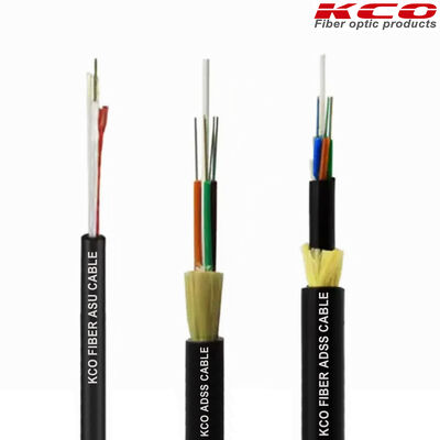 150M Span Single PE Sheath Water-proof ADSS Fiber Optic Cable for All-Dielectric Self-Supporting Aerial Networks