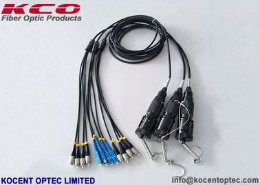  Tactical Fiber Optic Patch Cord with Waterproof IP65 2 Cores and 0.2dB Insertion Loss for FTTA Outdoor Use