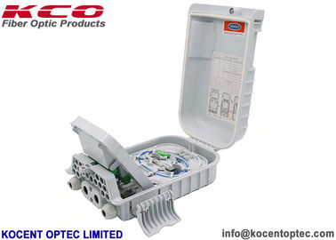 ABS+PC Fiber Optic Terminal Box with 16 Fibers Splice Capacity and Outdoor FTTH Distribution Box