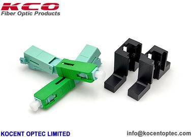 SC APC Fiber Optic Fast Connector with 0.3dB Insertion Loss and Tensile Strength >60N for FTTH Quick Assembly