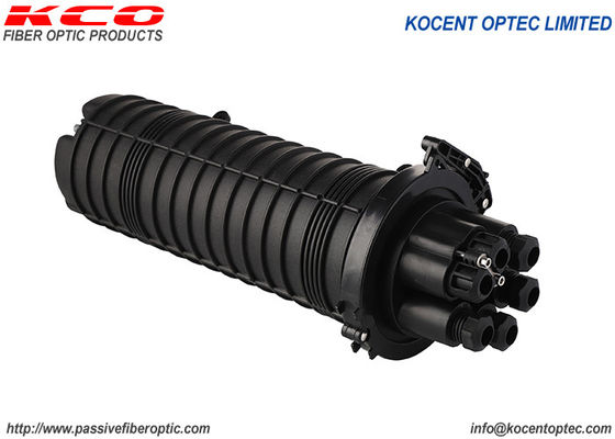 KCO-J106M-144 Vertikal Dome 5port FTTH 12 24 36 48 96 FOSC Fiber Optical Splice Enclosure Box