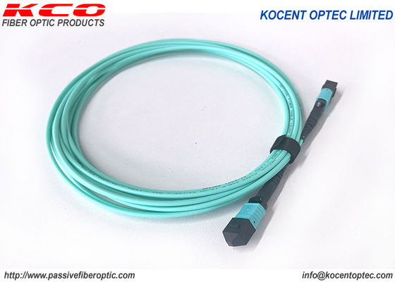 Kabel Patch Serat Truk MPO MTP Elite Kehilangan Rendah 8fo OM3 OM4 APC