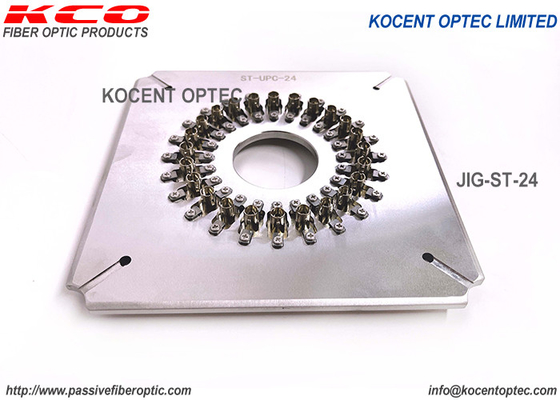 ST PC Fiber Optic Connector Grinding Jig / Fiber Optic Connector Polishing Fixture