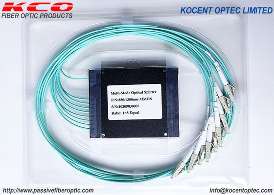 MM OM2 OM3 OM4 Fiber Optic Multimode Splitter 1*8 1*4 1*16 1*2 Jenis Kotak ABS
